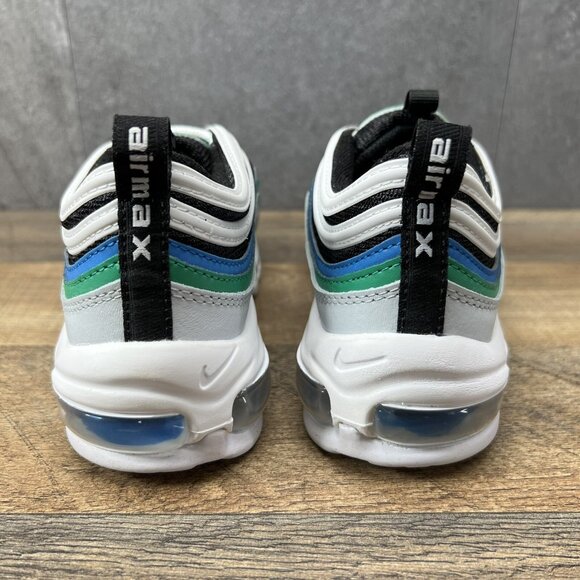 Nike Air Max 97 GS Pure Platinum Light Crimson Size 4Y Size 5.5 Womens Sneakers - Picture 2 of 9